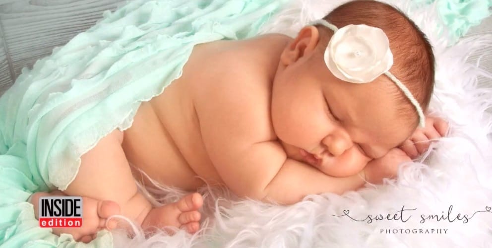 Bebê que nasceu com seis quilos no seu ensaio newborn