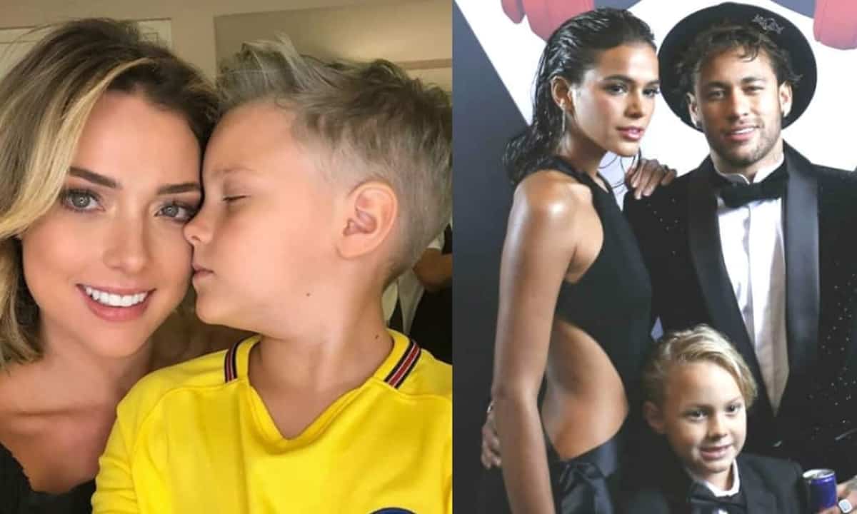 Ex comenta foto de Neymar com o filho e Bruna Marquezine reage! Veja: