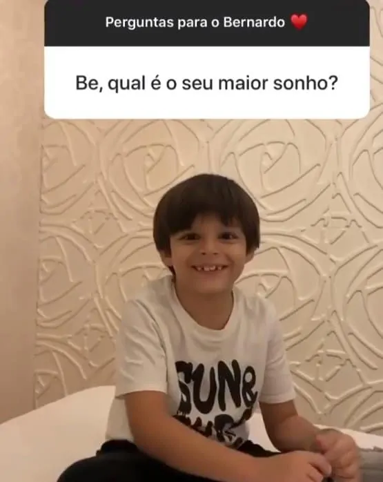 Felipe Araújo mostrou seu sobrinho falando sobre o pai