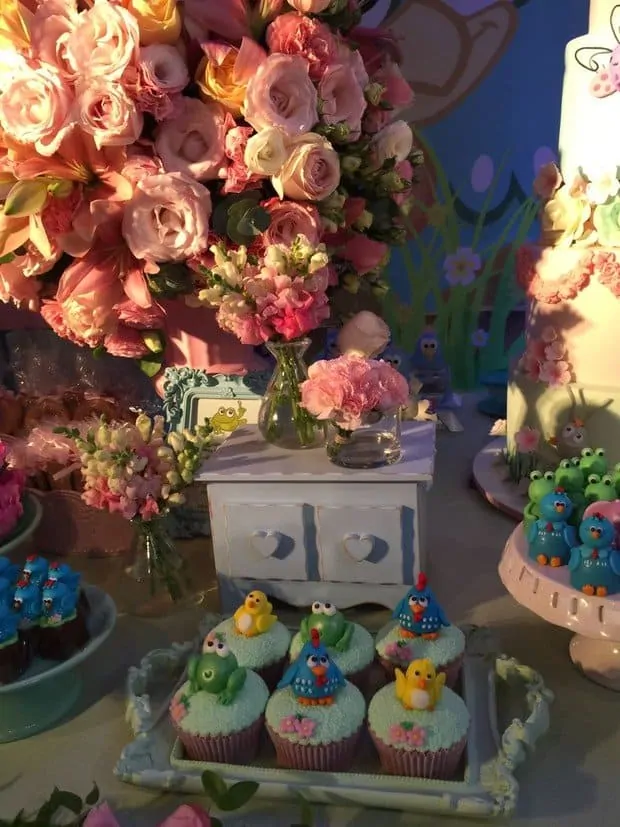 Cupcakes da festa da Maria Flor 