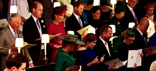 A reação de Kate Middleton ao ver os filhos em casamento