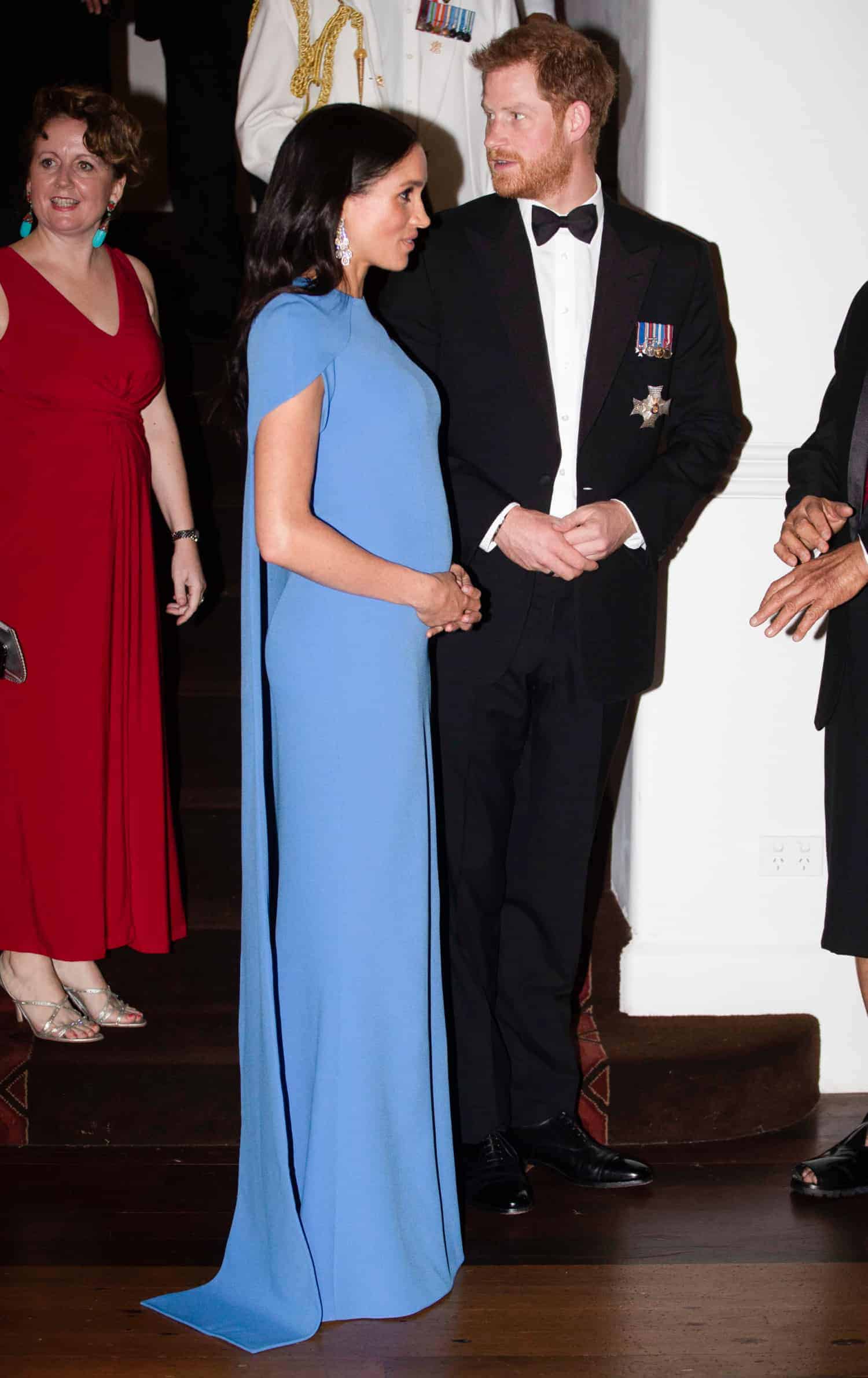 Durante evento a duquesa Meghan Markle e o príncipe Harry