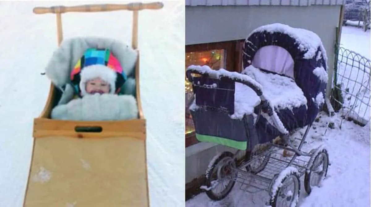 Por que pais na Finlândia deixam os bebês fora de casa com neve e muito  frio - Bebê Mamãe, image size:1200x670