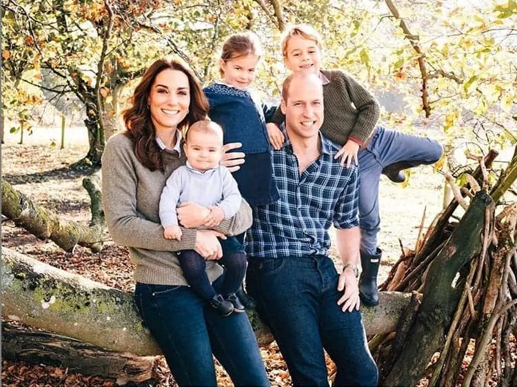 Príncipe William, Kate Middleton e os três filhos