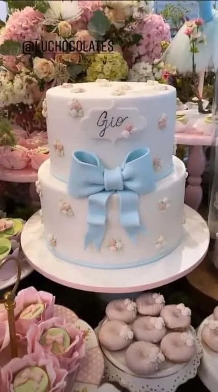 Bolo do aniversário de oito anos da filha de Simaria