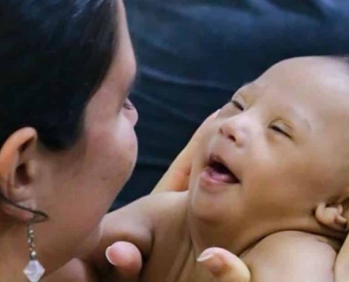 Confira o relado da mãe de um bebê com Síndrome de Down