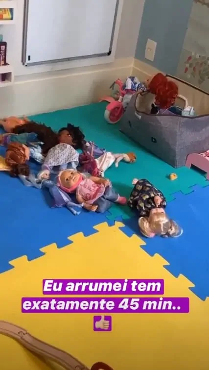 As bonecas da filha da atriz Thaís Fersoza