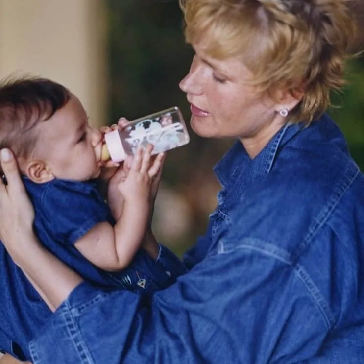 Xuxa Meneghel com sua filha Sasha