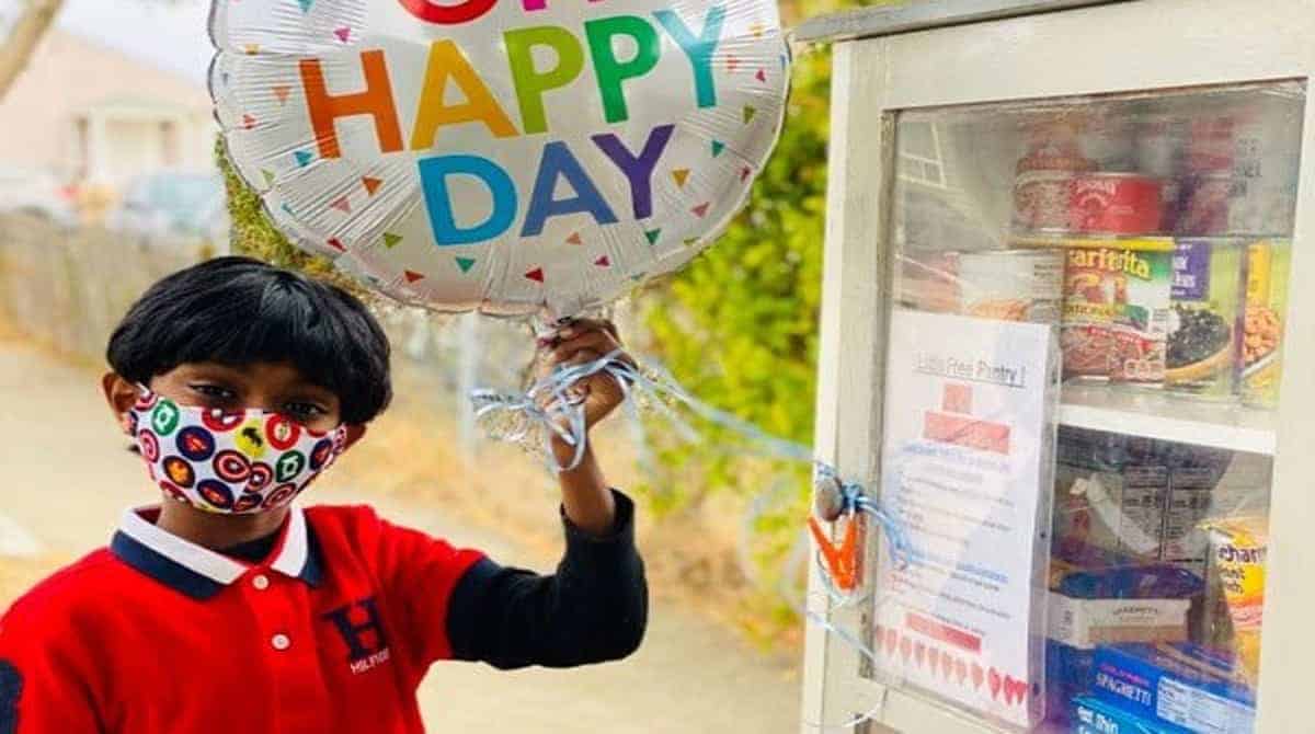 O menino pediu um presente inusitado no seu aniversário de 8 anos