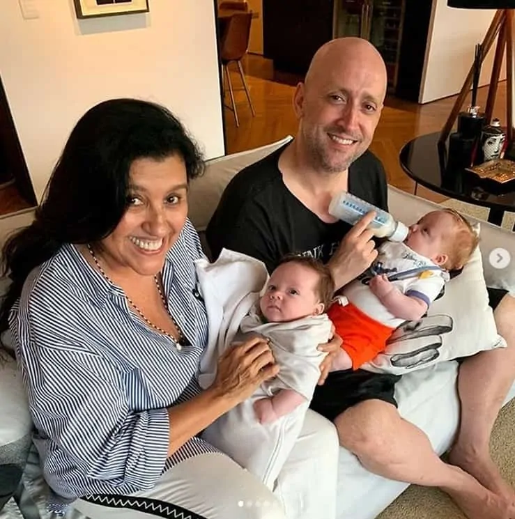 Regina Casé com os filhos de Paulo Gustavo em linda foto