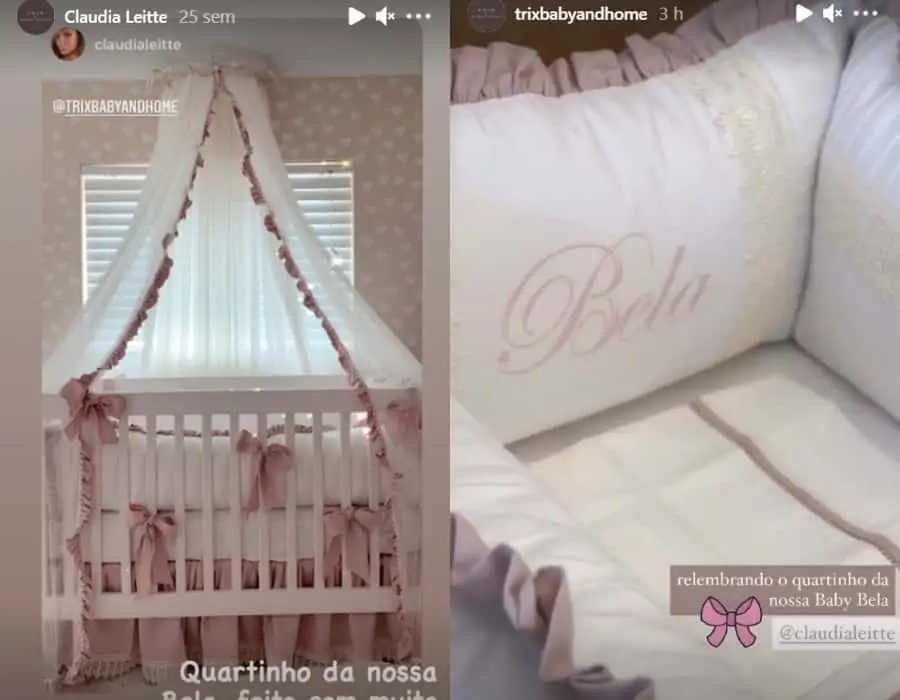 Quarto da bebê de Claudia Leitte na mansão da cantora