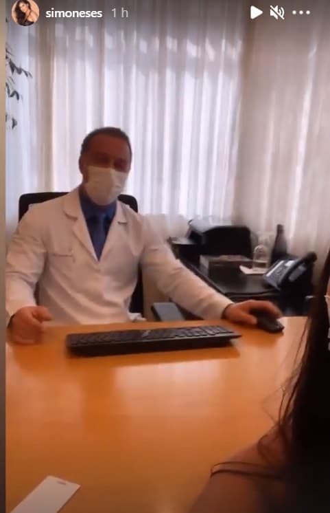 Simone e o seu ginecologista obstetra, Dr. Renato Kalil