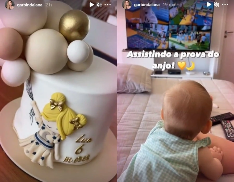 Filha de Tiago Leifert e sua festa de mêsversário