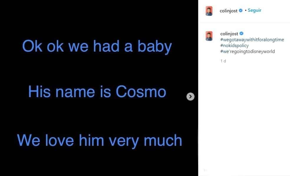 Colin Jost anunciou o nascimento de seu filho com Scarlett Johansson