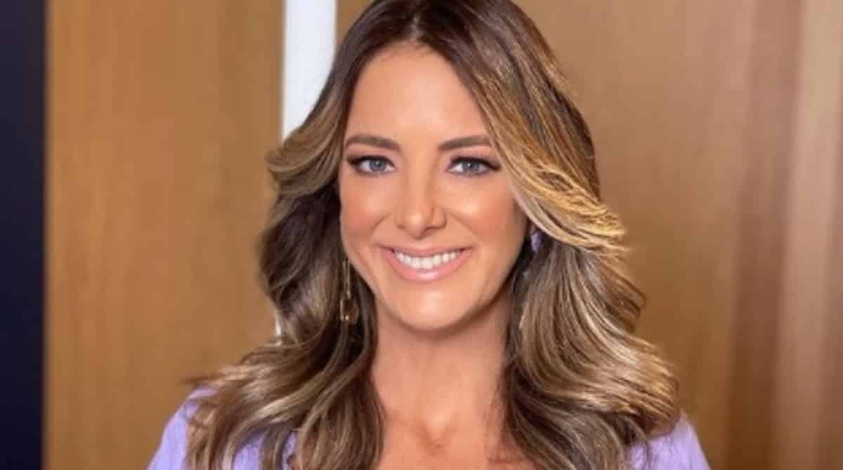 A apresentadora Ticiane Pinheiro mostrou o marido com sua primogênita