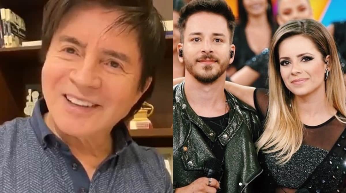 Xororó apareceu com os filhos de Sandy e de Junior