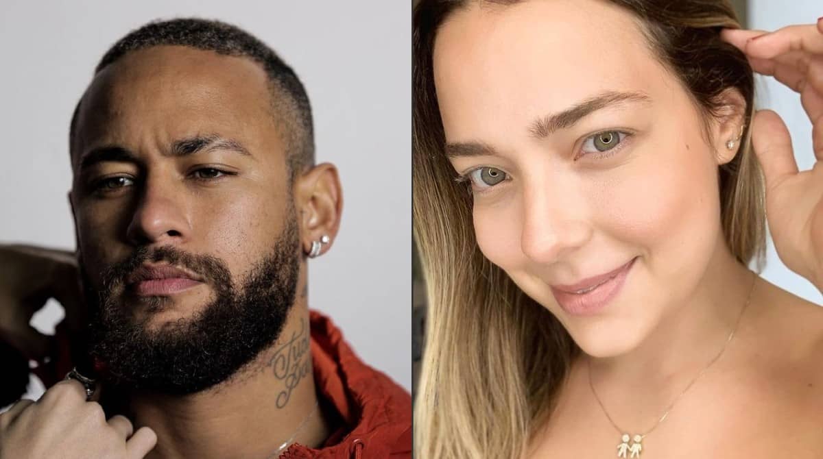 Carol Dantas e Neymar mostraram o filho na mansão do craque