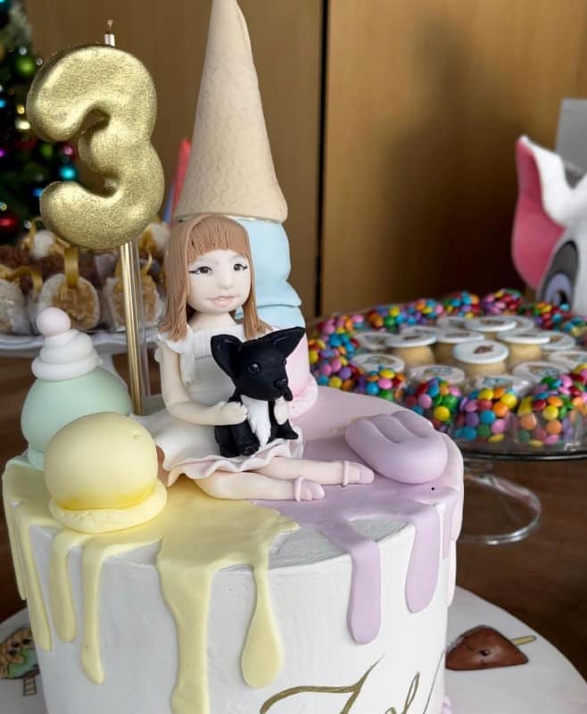 O bolo do aniversário da filha de Sabrina Sato e Duda Nagle