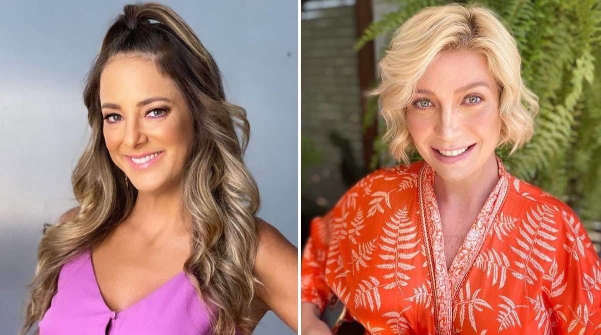 Ticiane Pinheiro faz primeira visita a bebê de Luiza Possi