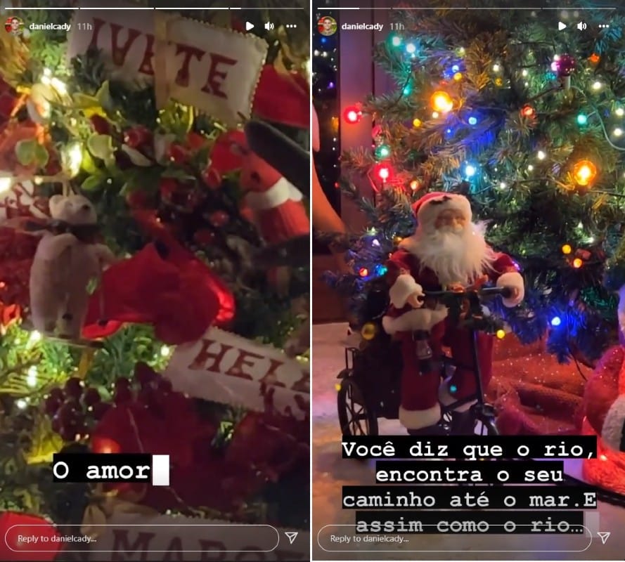Detalhes da decoração de Natal da mansão de Ivete Sangalo e Daniel Cady