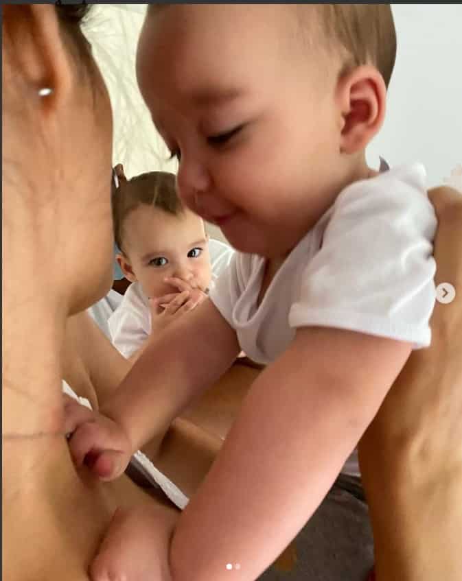 As bebês de Joaquim Lopes com Marcella Fogaça