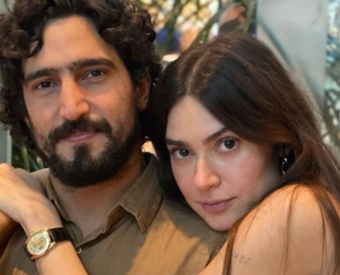 Renato Góes e Thaila Ayala comemoraram mais um mêsversário do bebê