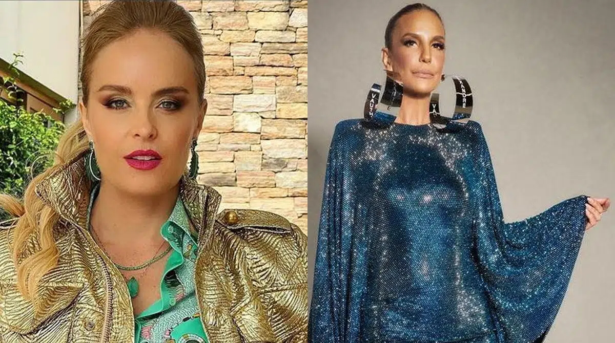 Angélica exibe barrigão de grávida ao lado de Ivete e surpreende