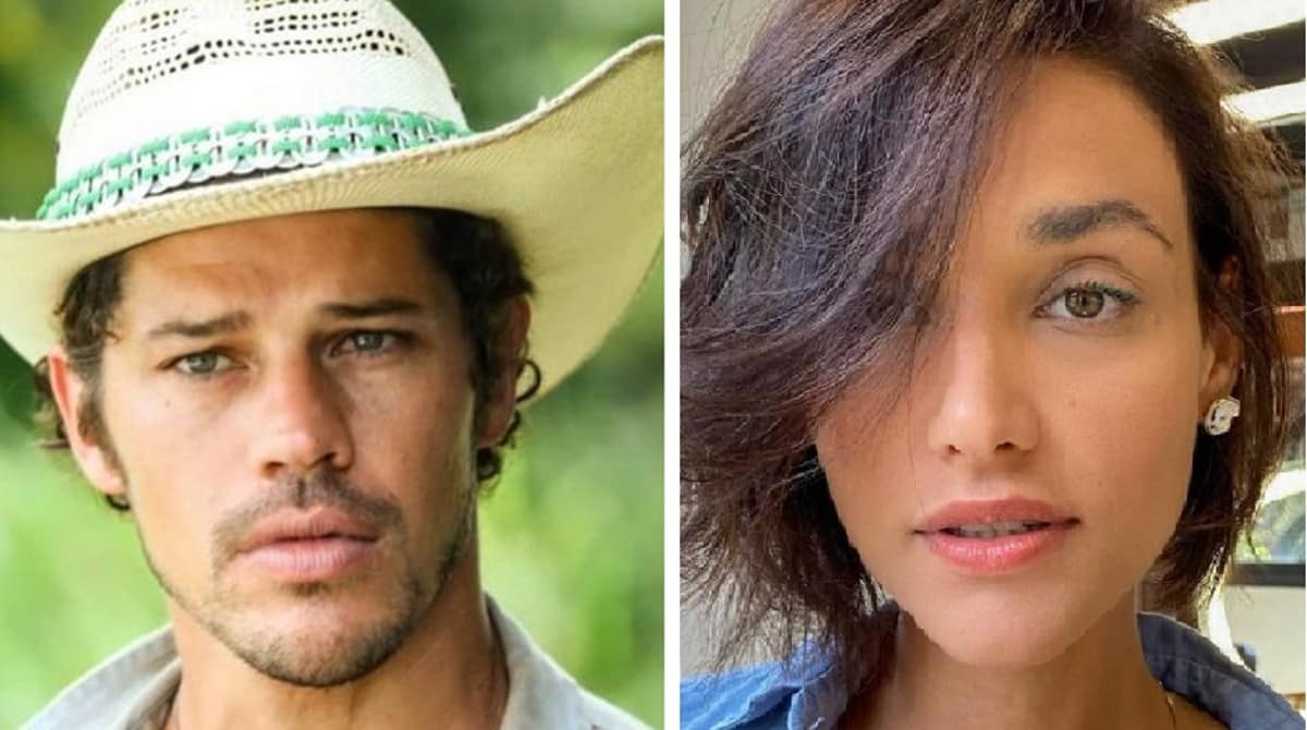 José Loreto encantou ao posar com sua filha com Débora Nascimento na piscina