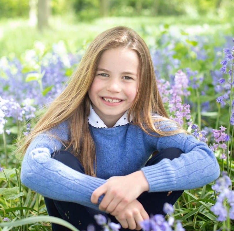 A linda Charlotte, filha de Kate Middleton e William, completou 7 anos 