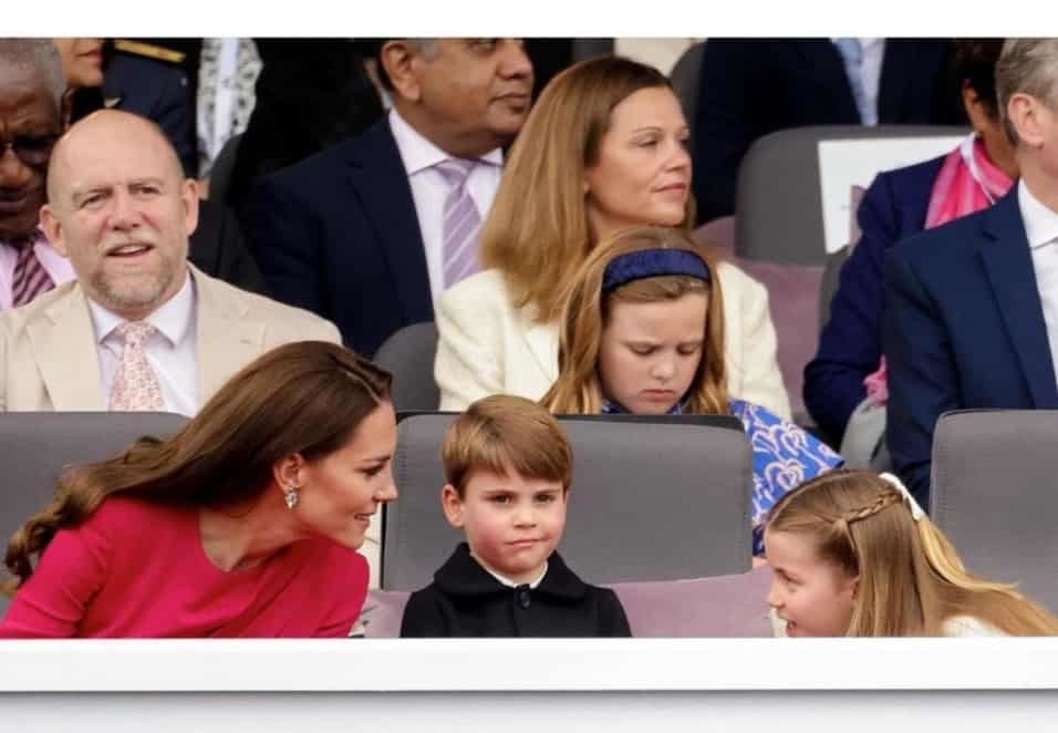Kate Middleton fala com a filha, enquanto o caçula rouba a cena 