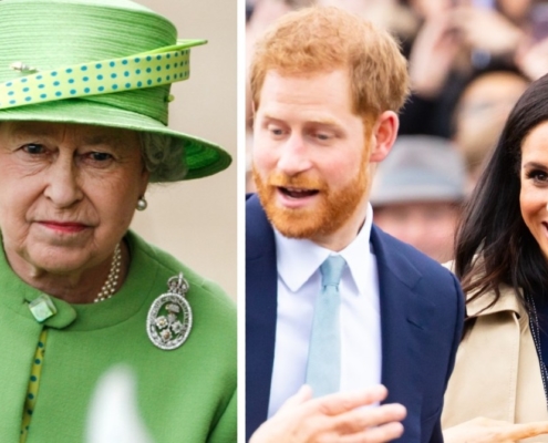 Meghan Markle e o príncipe Harry apresentaram a filha para a Rainha Elizabeth II