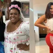 Viviane Araújo posa com amigas e levanta suspeitas de gravidez