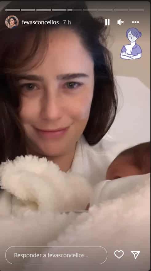 Cássio Reis e Fernanda Vasconcellos mostram primeira foto de seu bebê em casa e encantam