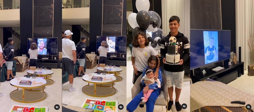 Hulk Paraíba celebra os aniversário dos filhos mostra presente inusitado que deu para eles