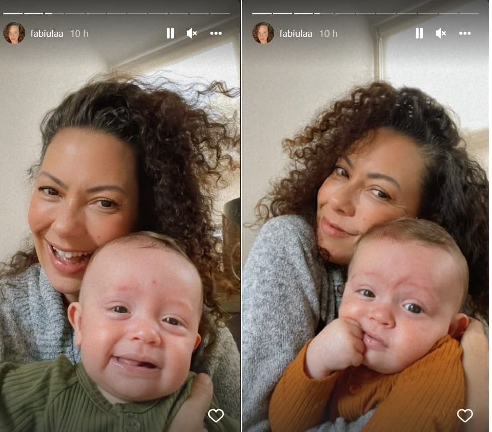 Esposa de Emílio Dantas publica registro com seus bebês e surpreende com visual novo
