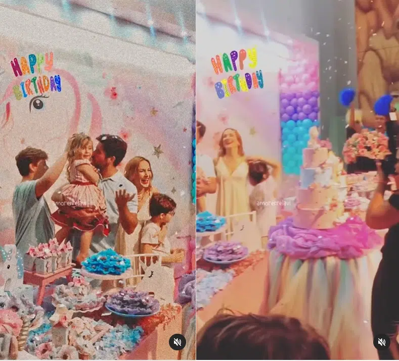 Claudia Leitte faz festa de aniversário de 3 anos da filha caçula