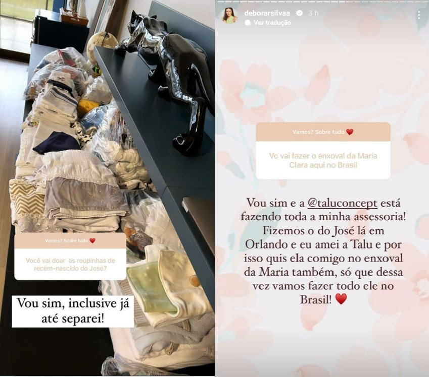 Esposa de Mano Walter surpreende ao mostrar quantidade de roupas que vai doar do filho