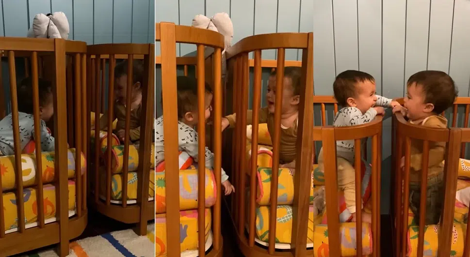 Esposa de Nanda Costa mostra suas bebês em seu quarto dos sonhos e impressiona