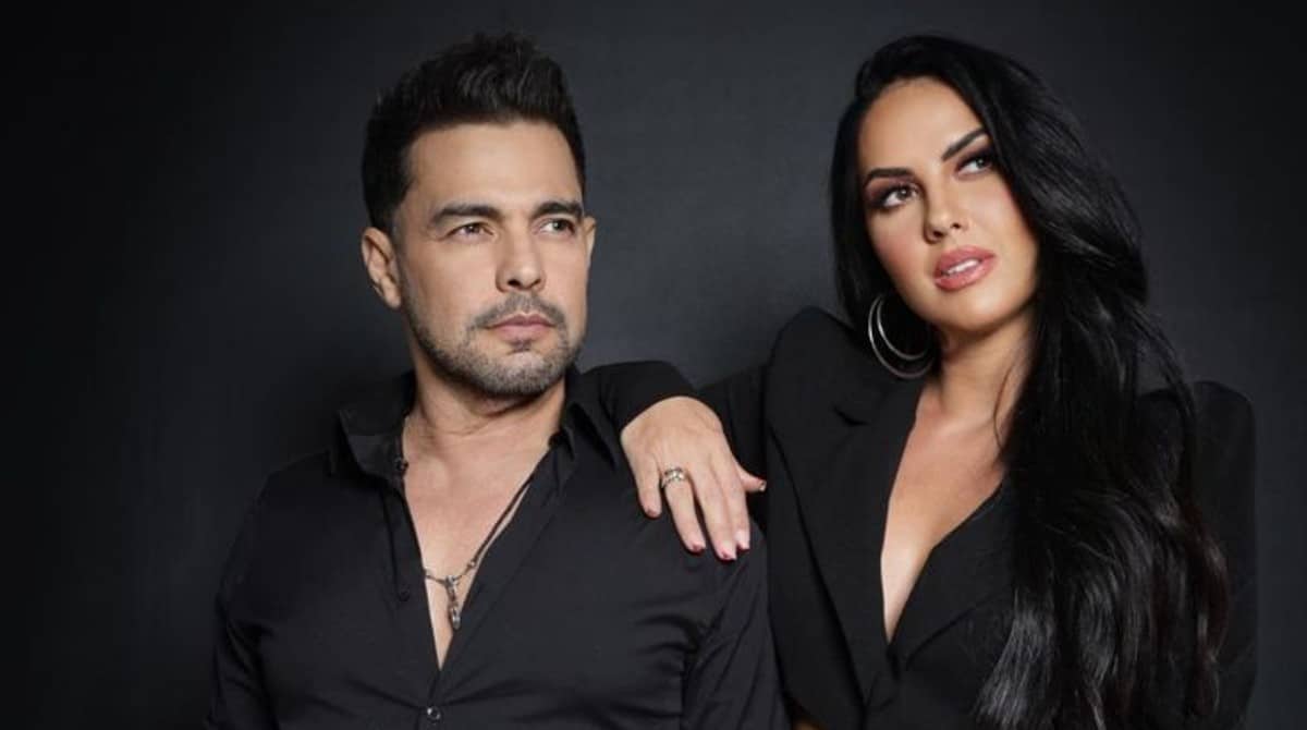 Graciele Lacerda posa na piscina da fazenda e conta se está grávida