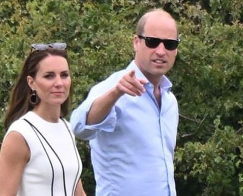 Kate Middleton e William surgem em rara aparição com os 3 filhos