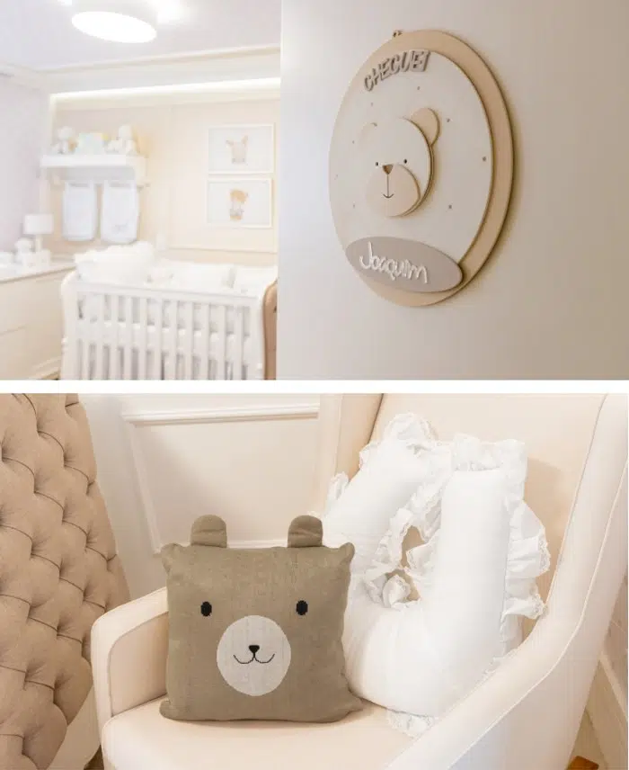 Alguns detalhes do quarto do pequeno Joaquim, bebê de Viviane Araújo