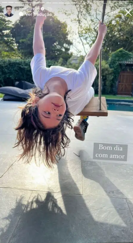 José Loreto exibe clique da filha com Débora Nascimento e surpreende