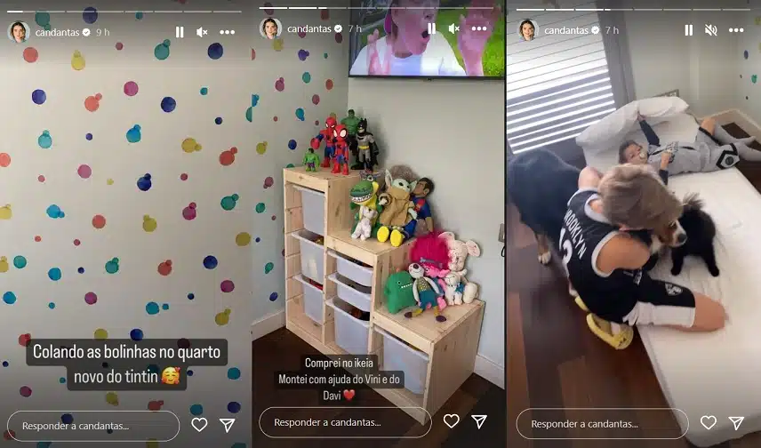 Carol Dantas mostra foto de seu filho com Neymar e revela decoração do quarto do novo na Espanha