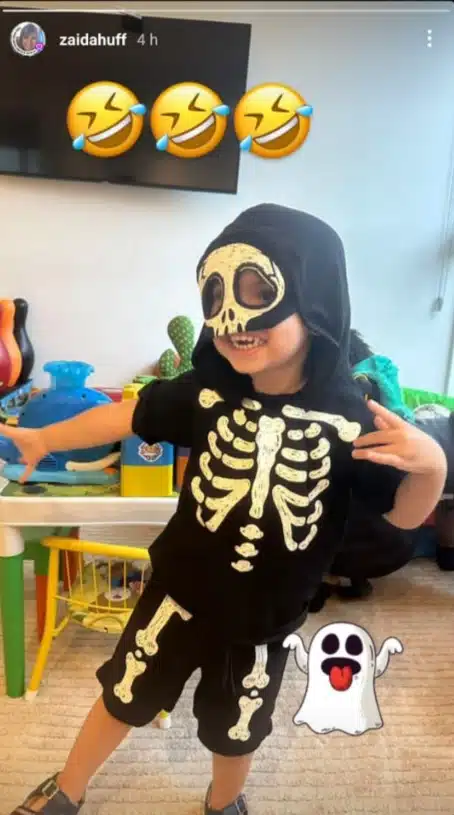 Filho de Murilo Huff e Marília Mendonça surge usando fantasia de Halloween e impressiona