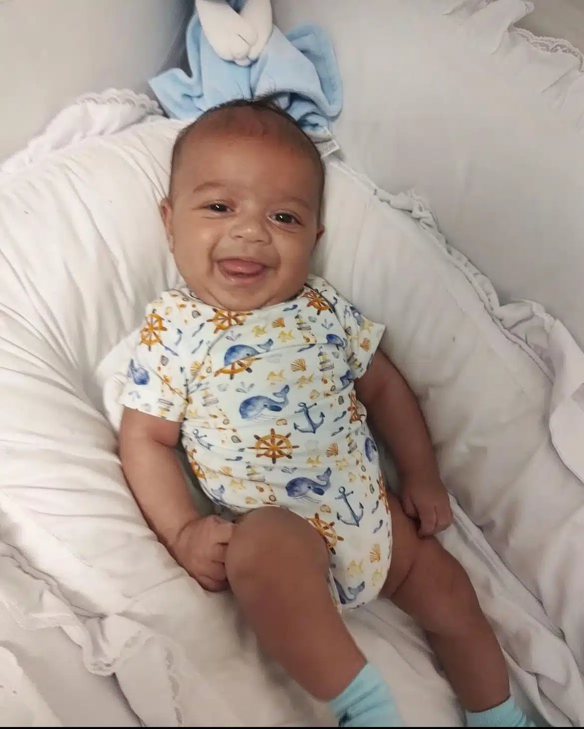 Bebê de Viviane Araújo surge sorrindo e encanta