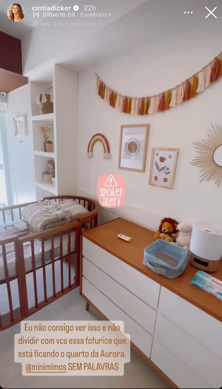 Esposa de Pedro Scooby mostra o quarto de sua bebê