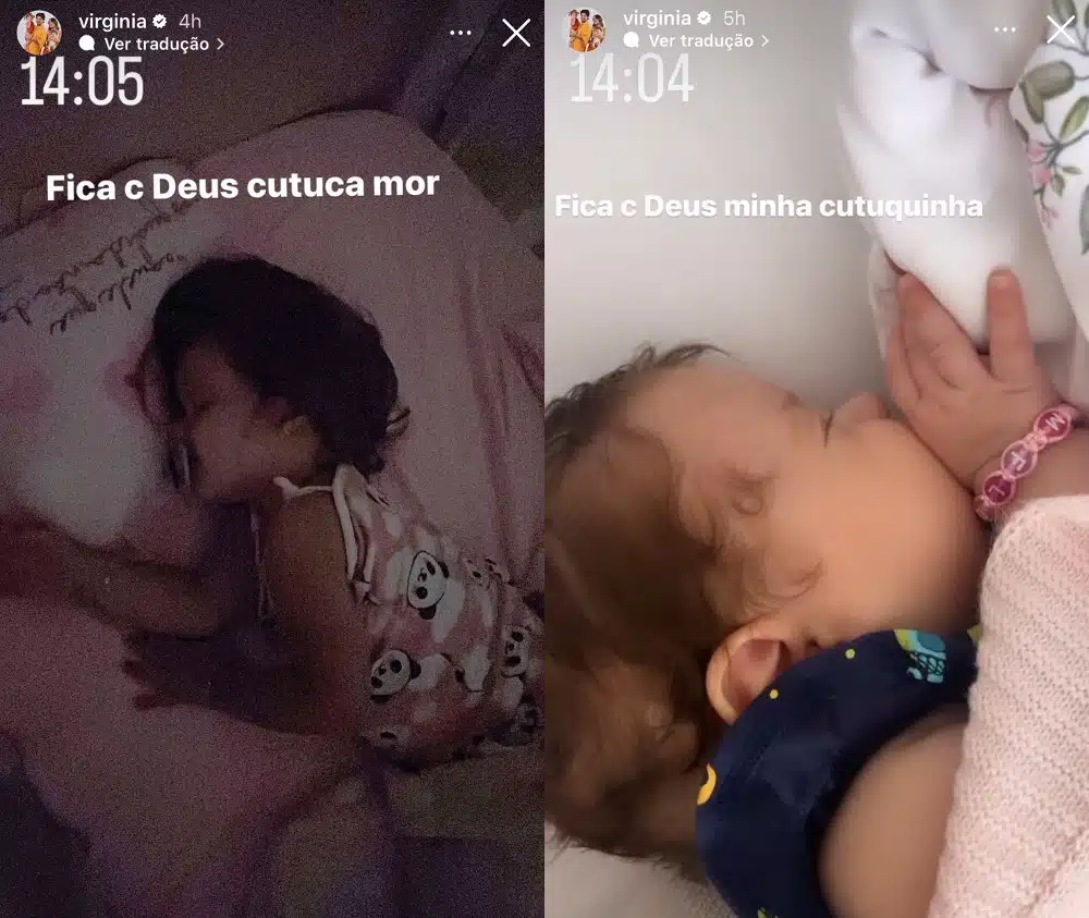 Virgínia Fonseca mostra suas bebês antes de viagem a trabalho