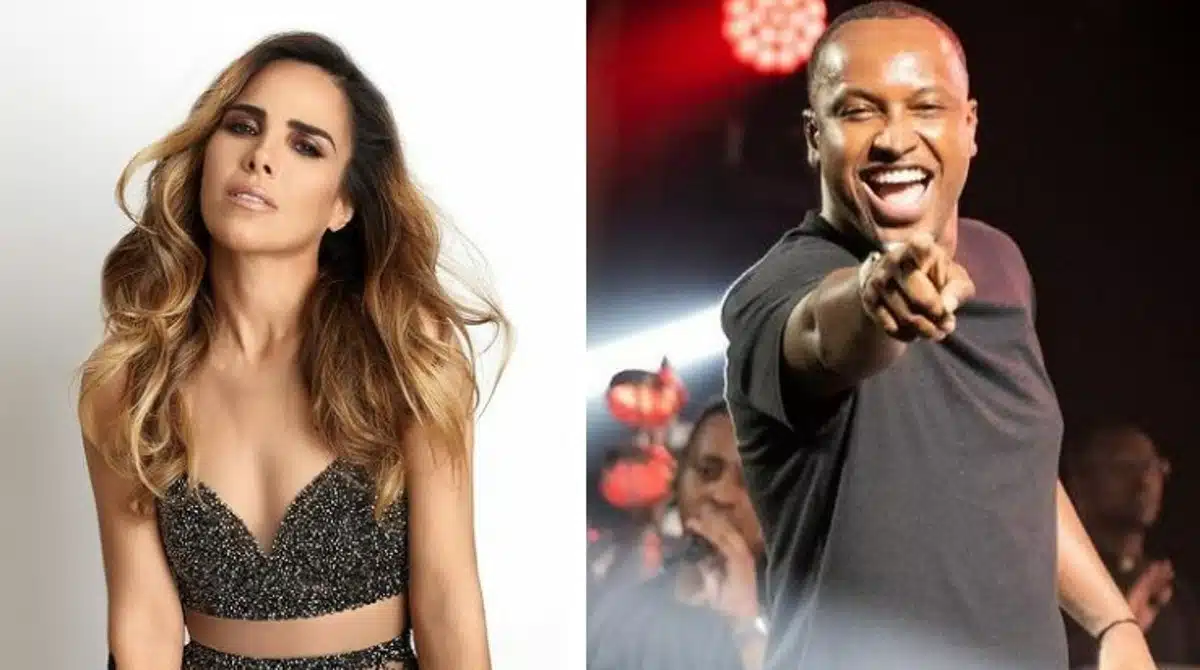 Filhos de Wanessa Camargo posam em show do cantor Thiaguinho e surpreendem