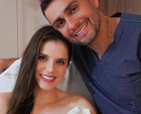 Débora Silva e Mano Walter anunciam o nascimento de sua bebê