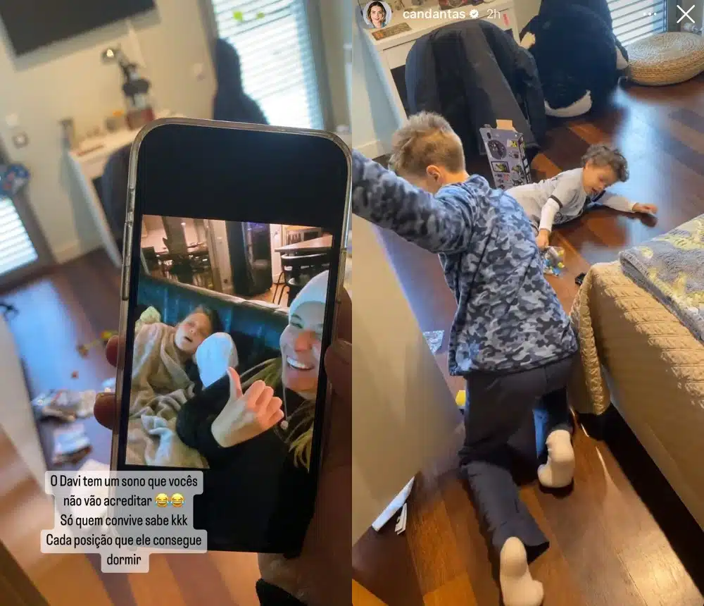 Carol Dantas mostra filho com Neymar arrumando seu quarto em Barcelona
